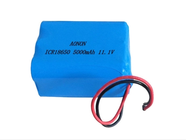 11.1V 5000mAh 18650-3S2P智能門鎖電池