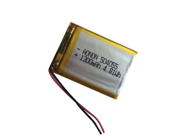 3.7V 1300mAh 504055-1S1P 智能保溫杯電池